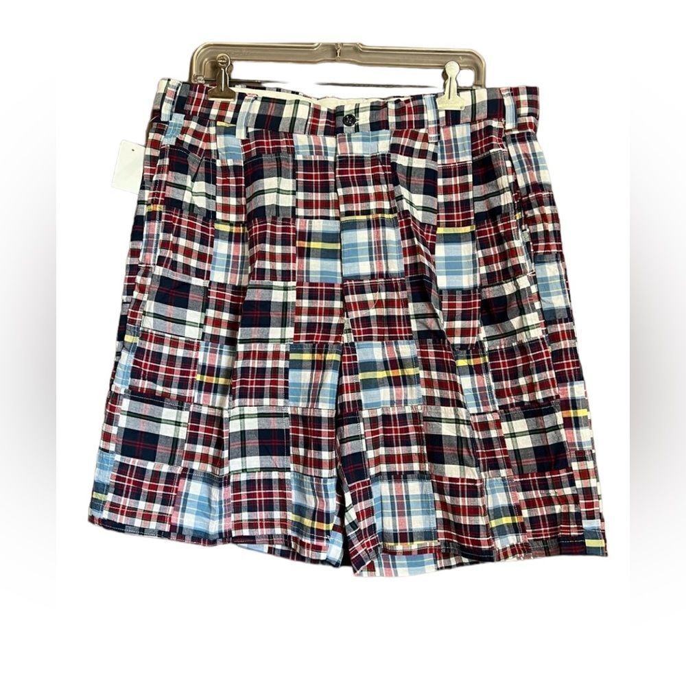 NWT! Jos. A. Bank plaid patch work shorts. Size 36.